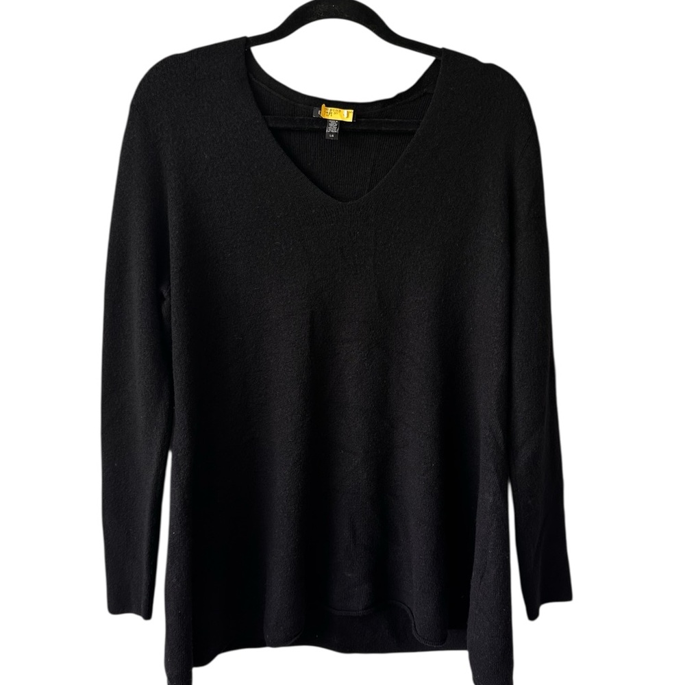 Eileen Fisher Women's 100% Superfine Merino Wool V-Neck Tunic - Picture 5 of 14